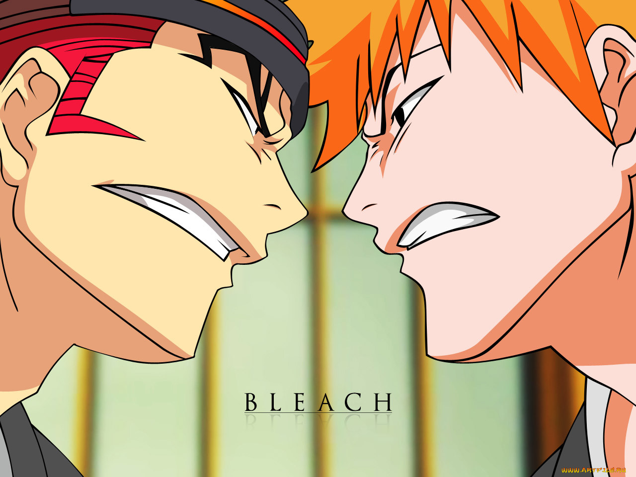 renji, vs, ichigo, , bleach